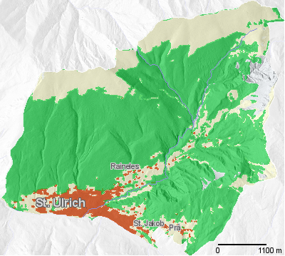 Topographische Karte