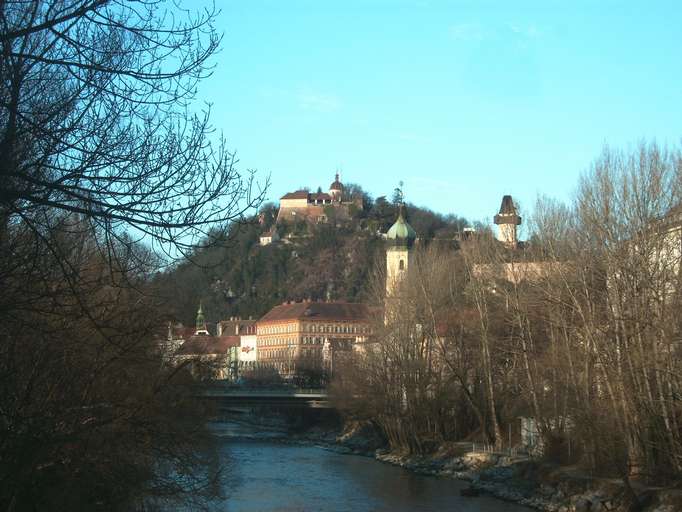 Graz, Schloßberg, Mur