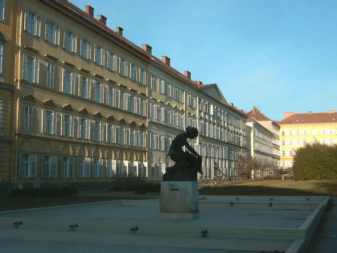 Graz, piazza in centro