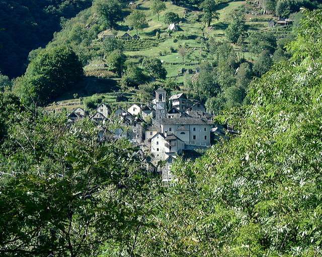 Paese di Corippo, patrimonio protetto