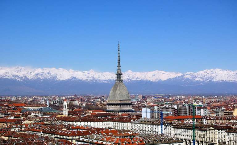 Turin and the Mole Antonelliana (19c.)