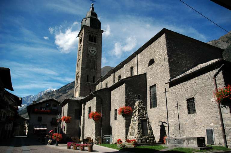 Church Sainte Marie near Morgex