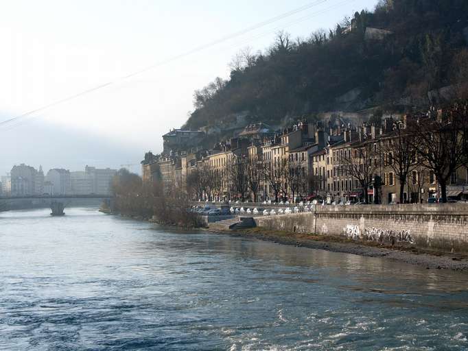 River Isère in Grenoble