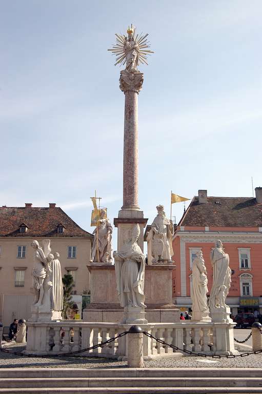 Column in  Wiener Neustadt