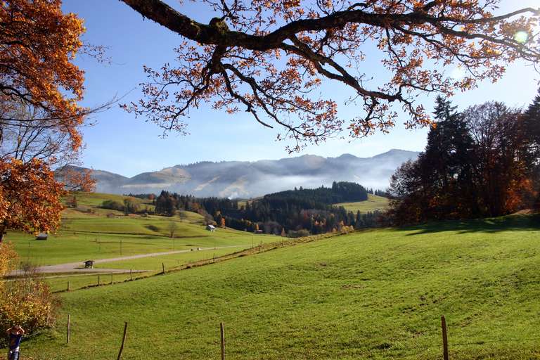 Blick auf den Ortsteil Hinang