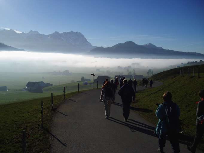 Camminata dal Hirschberg a Eggerstanden