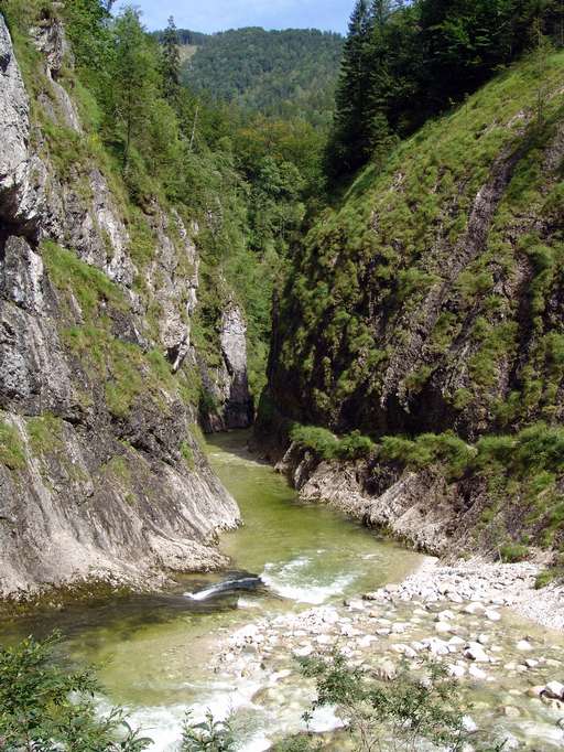 "Große Schlucht" im Rechraminger Hintergebirge