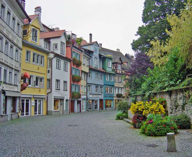 In der Altstadt von Lindau