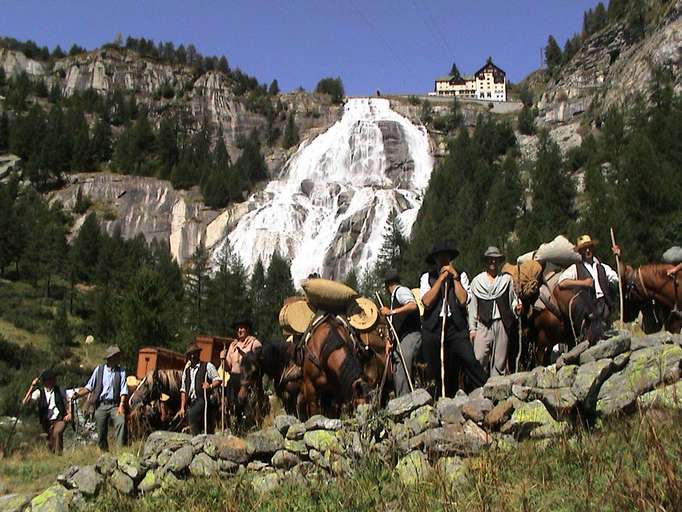 Toce Cascade in the Val Formazza