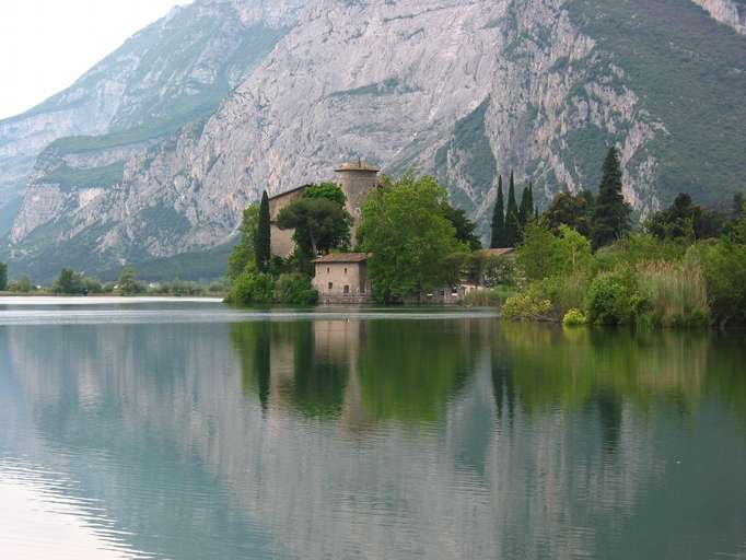 Lago di Toblino im Sarcatal