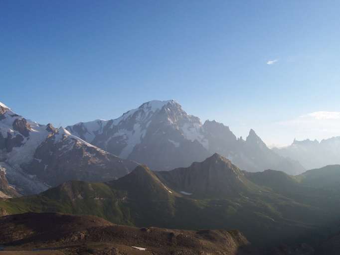 Mont Blanc (4.807m) von Süden