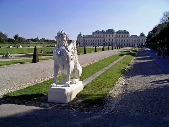 Schloss Belvedere entstand im Barock des frühen 18. Jahrhunderts