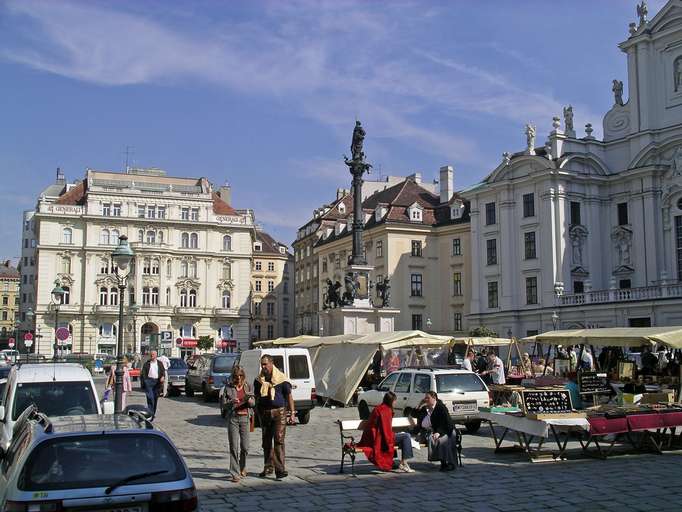 Vienna "Platz am Hof", Mercato delle Pulci 