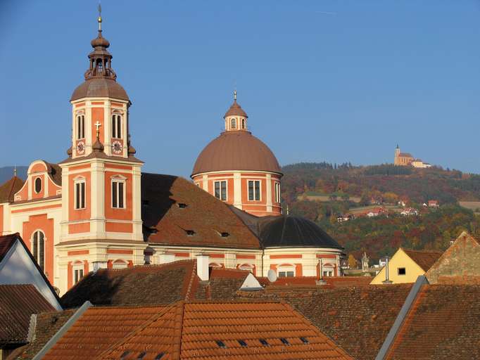 Church Pöllau with Church Pöllauberg (17c.) in the Joglland