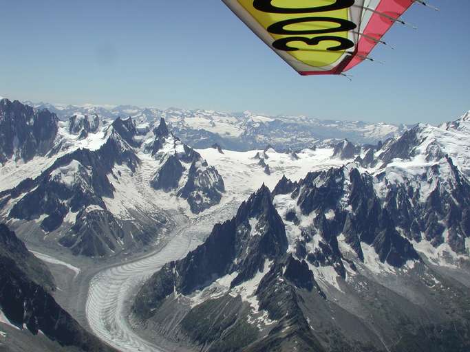 Mer de Glace bei Chamonix  -  einer der größten Gletscher der Alpen