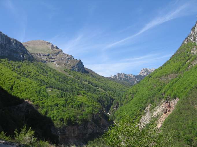 Val Zemola with La Palazza (2210m)