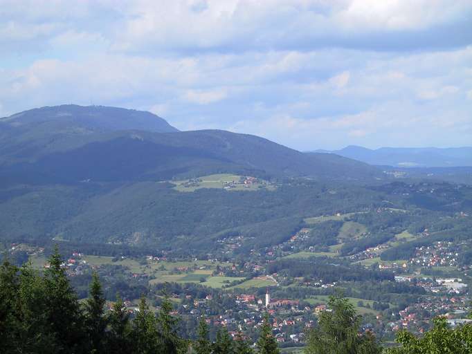 Blick vom Stadtrandberg Plabutsch auf Graz