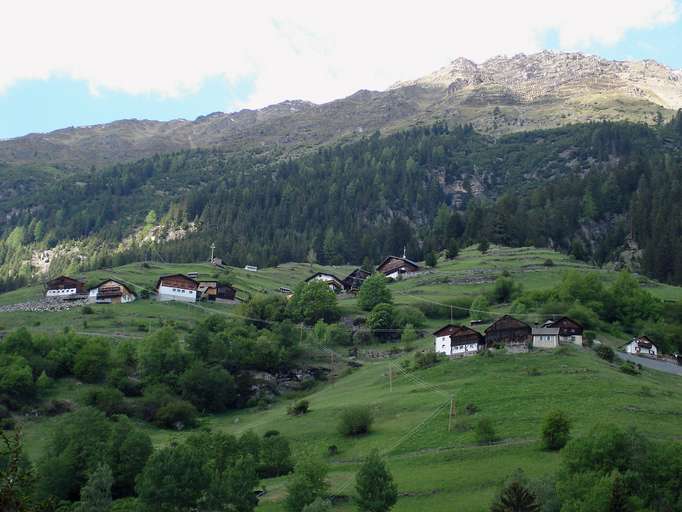 Oberlehn, ein Ortsteil von St. Leonhard im Pitztal