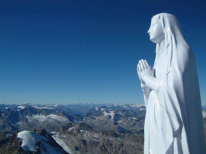 Madonnina at the Gran Paradiso (4.061m)