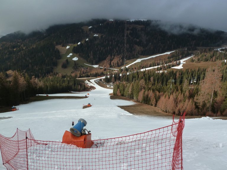 Beschneiung am Kronplatz