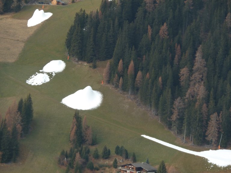 Beschneiung am Kronplatz