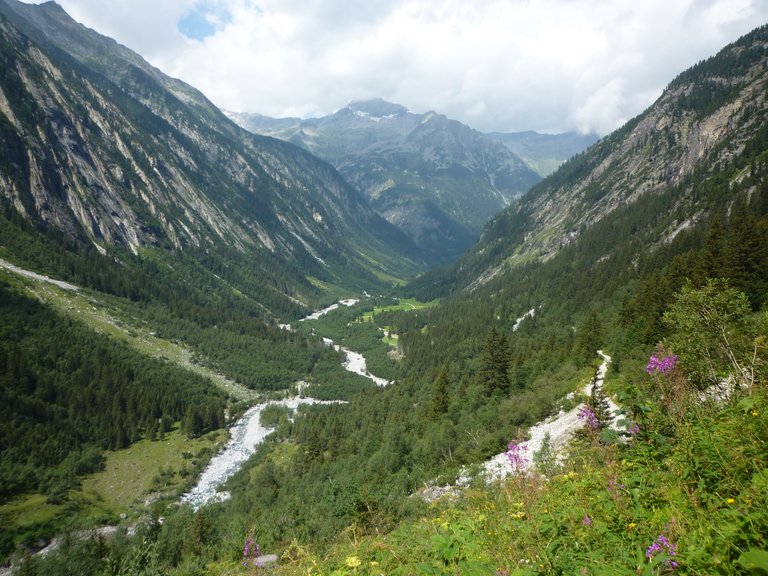 Blick auf die Schwemmalm (1350m) im Zemmgrund