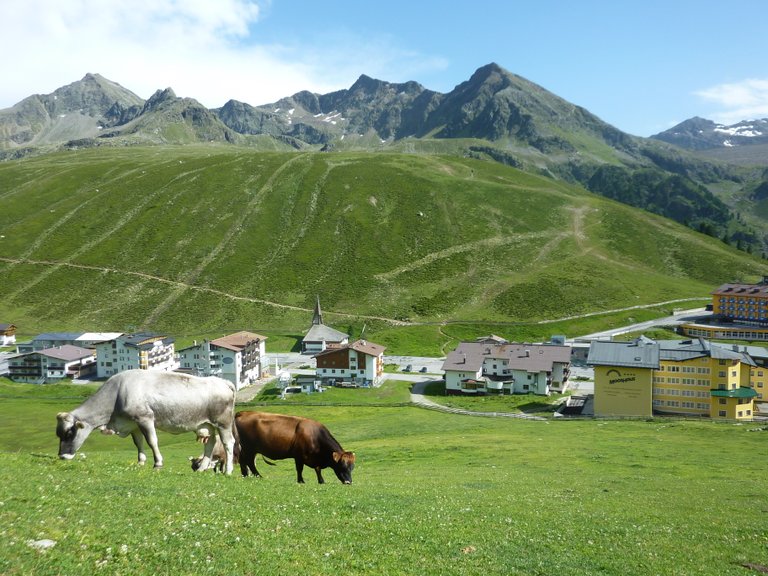 Kühtai mit Blick auf den südlichen Wiesberg