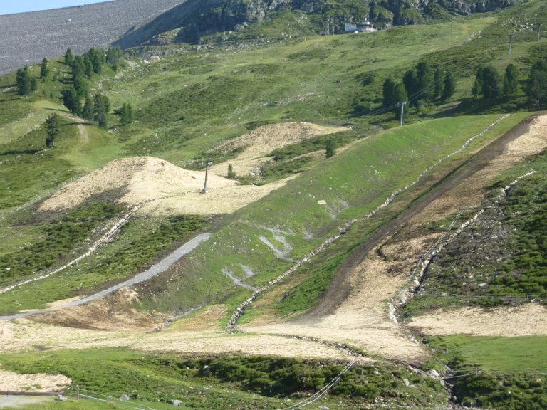 Geländekorrekturen für den Snowboard K-Park Kühtai