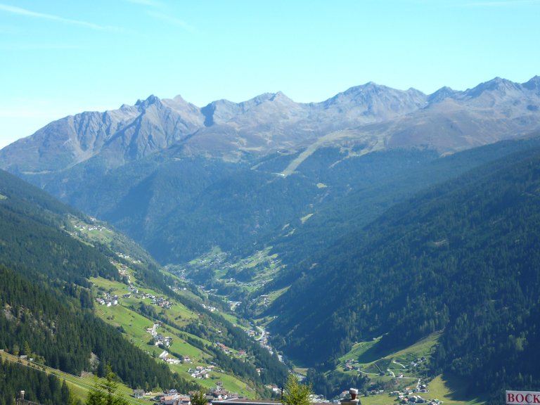 Paznauntal - Blick von Kappl Richtung See