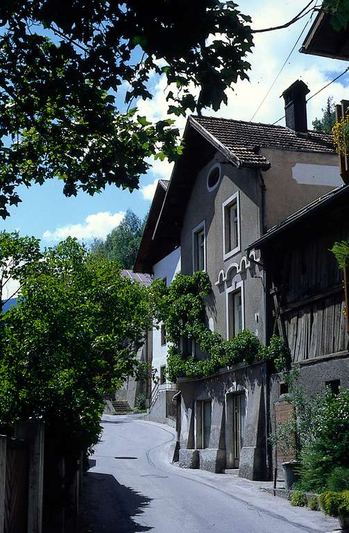 Hausfront in Landeck