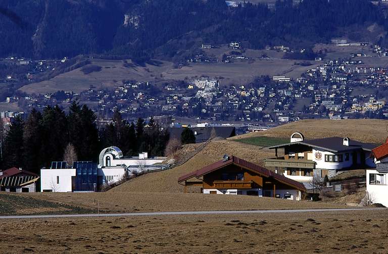 Residental houses in Aldrans with a view of Innsbruck