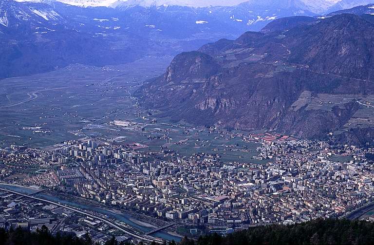 Bolzano, il centro della città