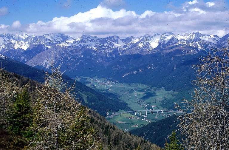 Einmündung des Gschnitz- in das Wipptal