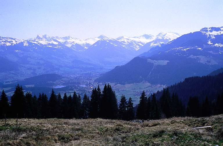 Blick auf Kitzbühel