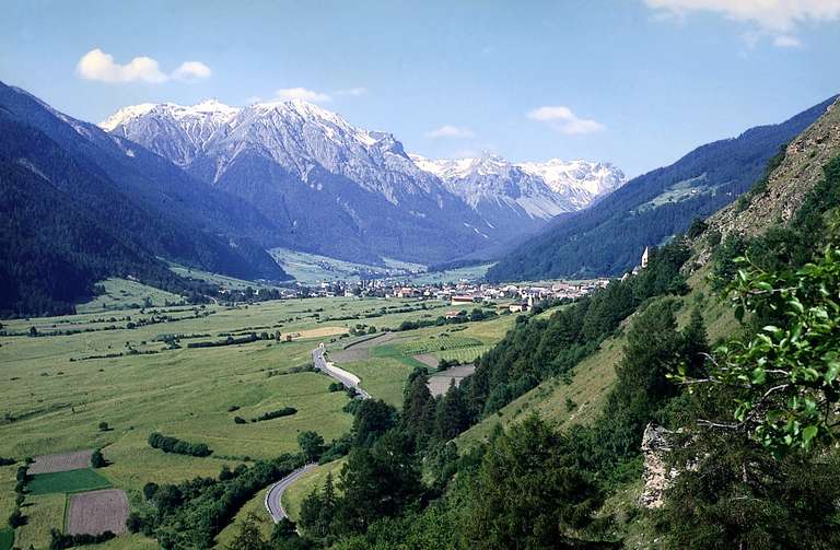 Schweizer Seite des Münstertals 