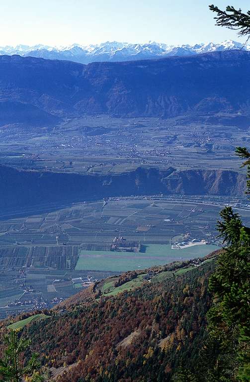 Blick auf Überetsch