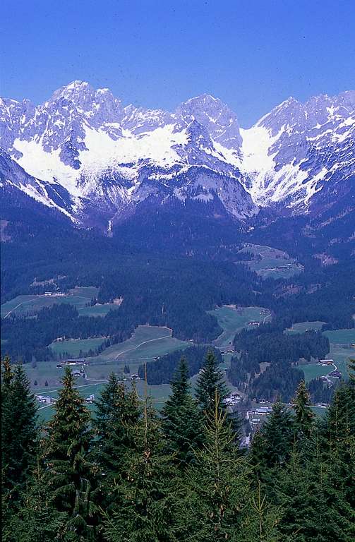 Blick auf den Wilden Kaiser