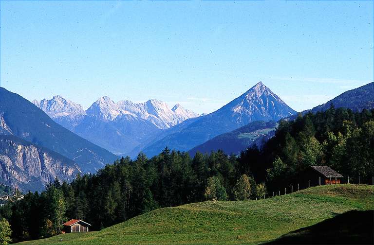 Vista suTschirgant e Mieminger Kette