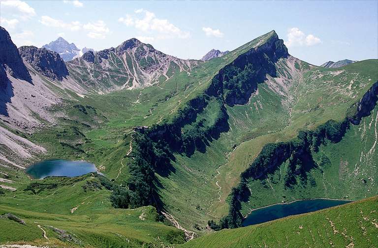 Landsberger Hütte, Rote Spitze and Traualpsee