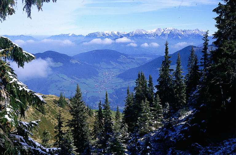 Wildschönau from the Schatzberg 