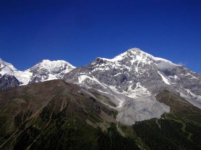 Königsspitze und Ortler