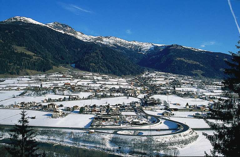 Oberlienz im Winter