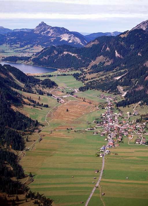 Nesselwängle and the Haldensee