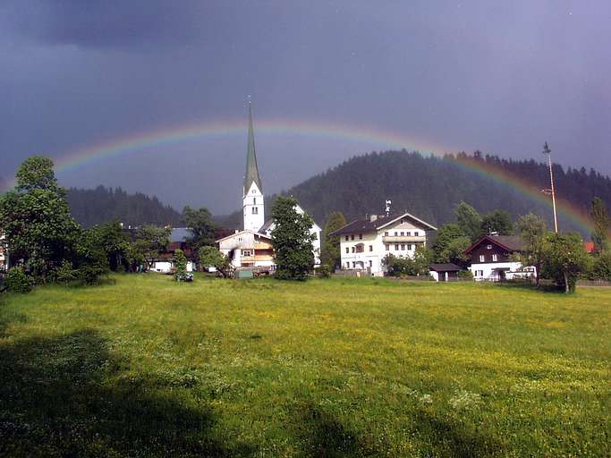 Scheffau, church