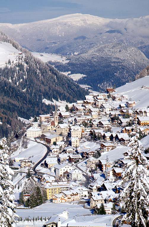 Il centro di S. Cristina Gherdëina/S. Cristina Val Gardena