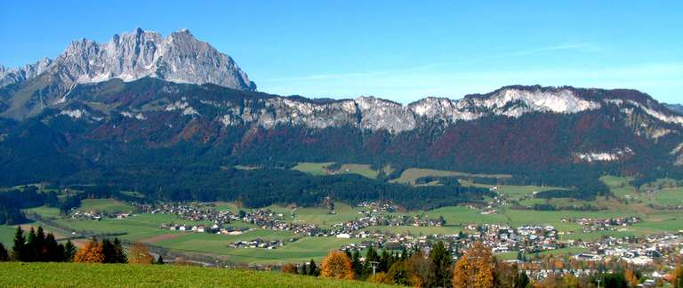 St. Johann in Tirol, overlooking the Leukental