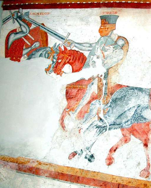 Fresco in Castle Rodenegg