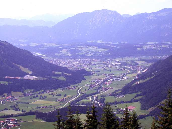 Brixental and basin of Wörgl