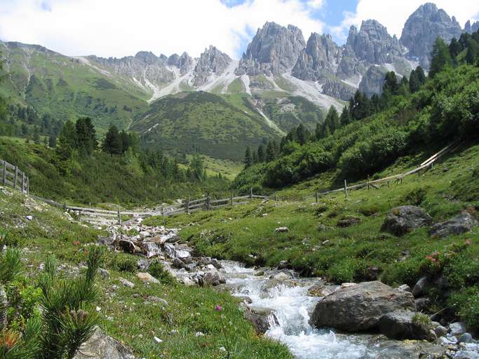 Sendersbach und Kalkkögel