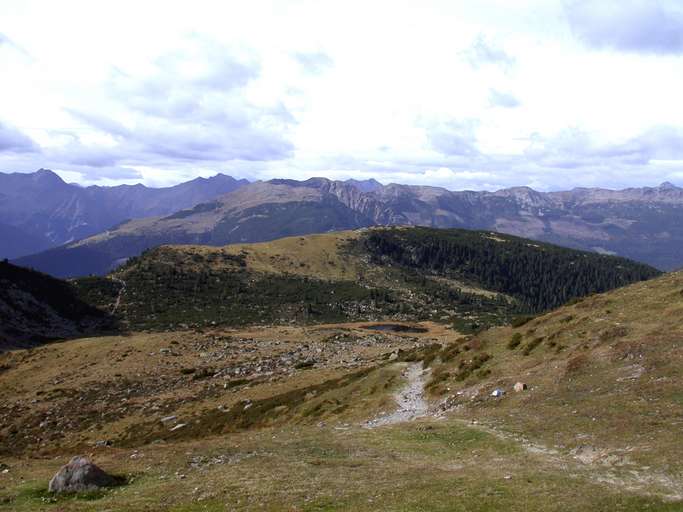 Vista su Sarntaler Alpen